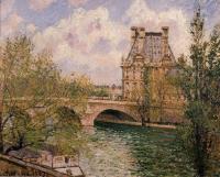 Pissarro, Camille - The Pavillion de Flore and the Pont Royal